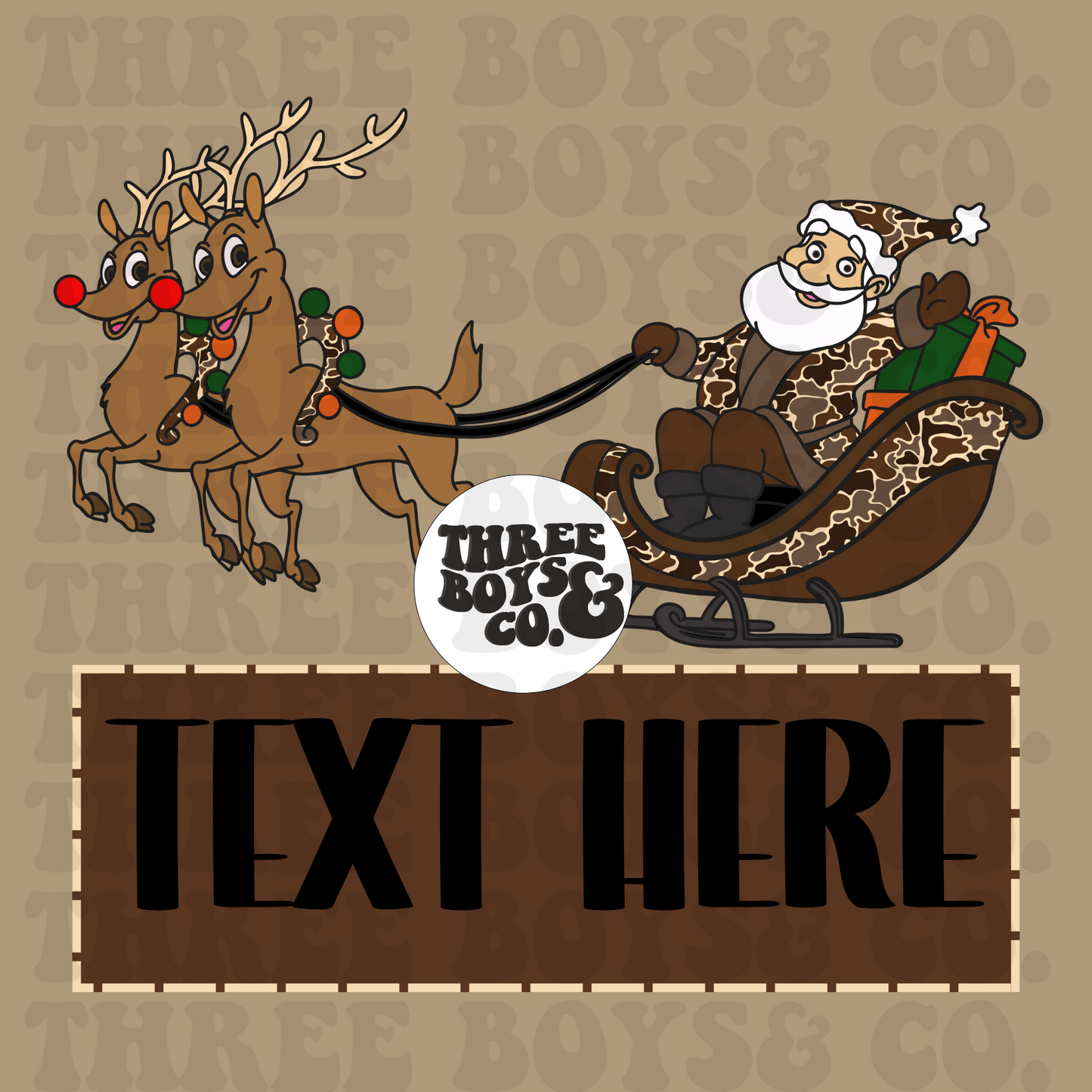 Custom name Santa png