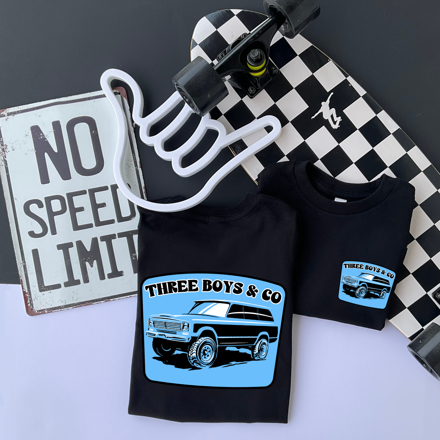 Truck logo tee
