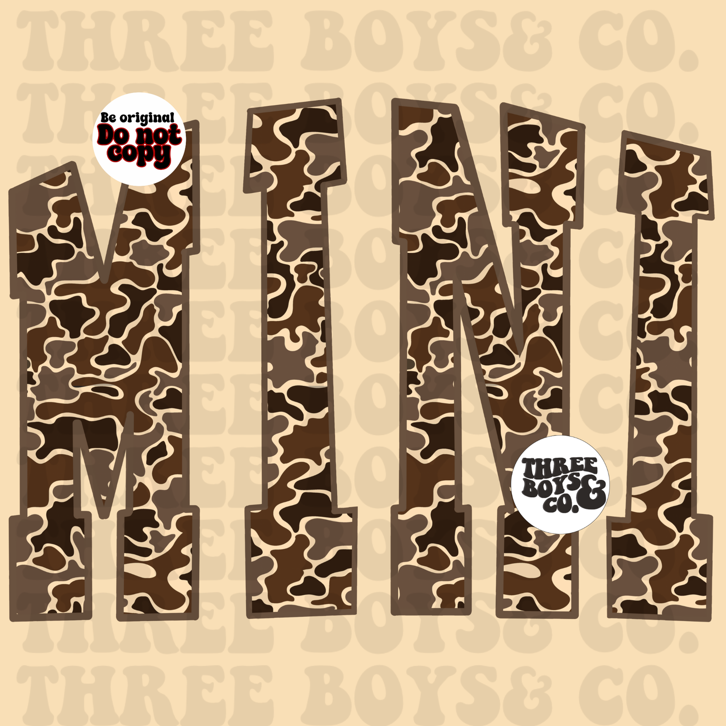 Mini retro camo