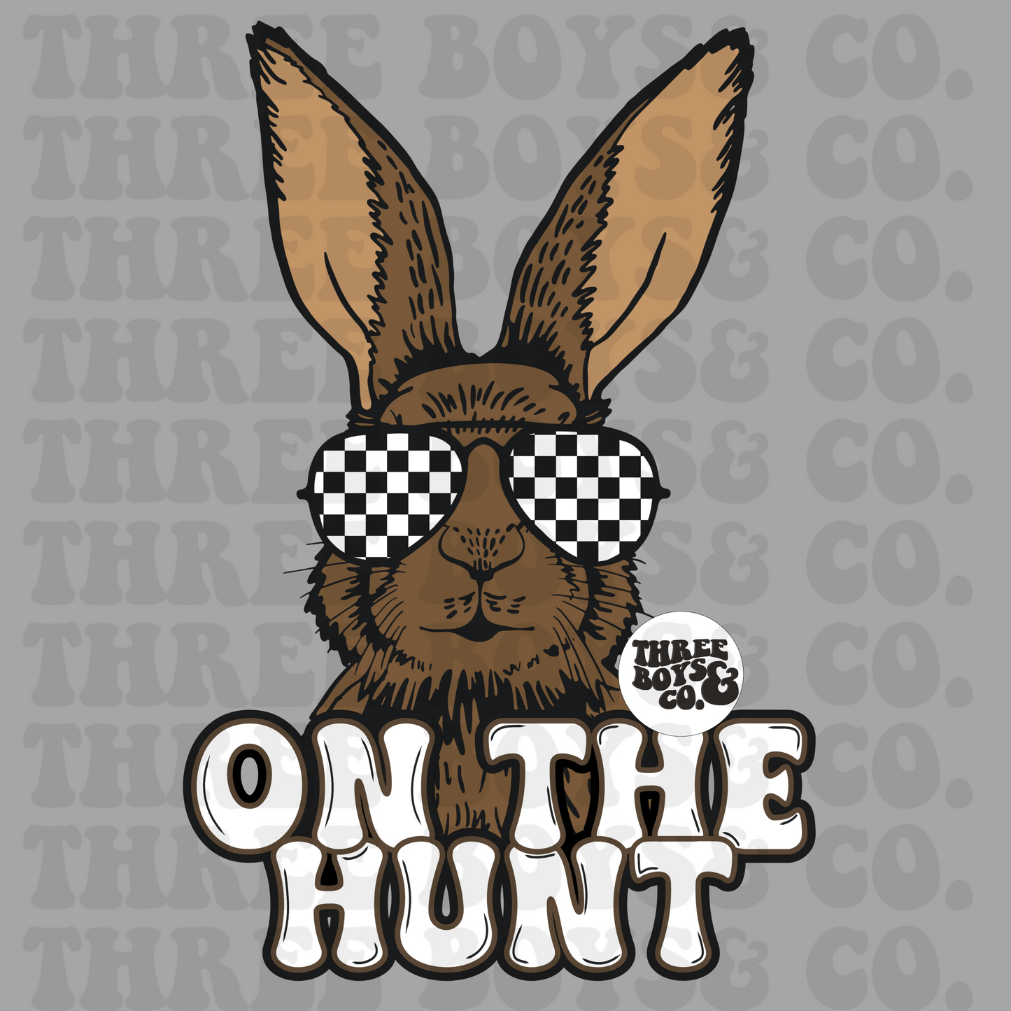 On the hunt bunny png