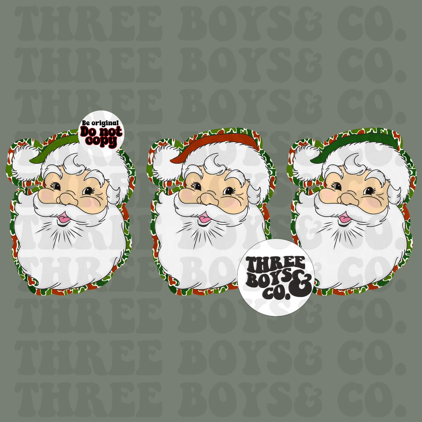 Camo Claus png