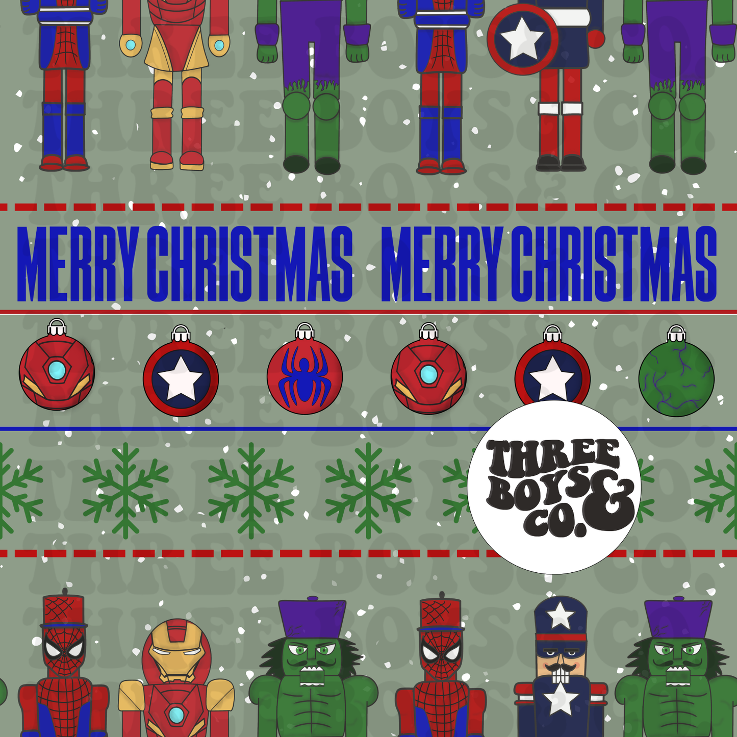 Marvelous Christmas seamless GRN