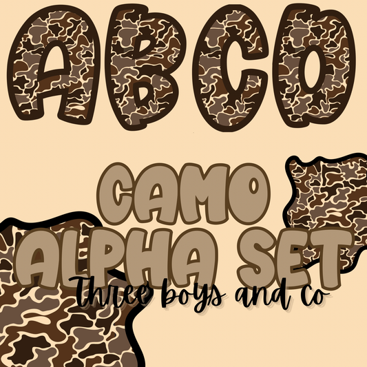 Camo alpha set