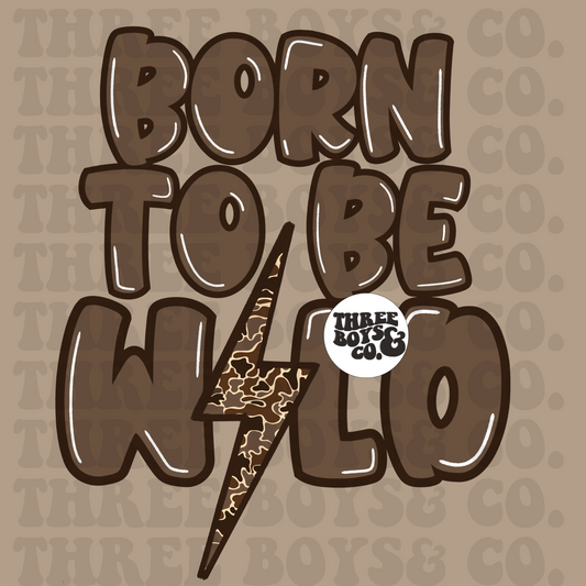Born to be wild camo png