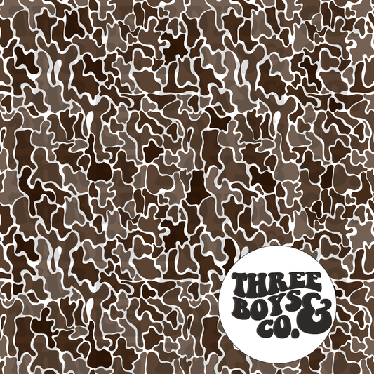 Chocolate camo seamless