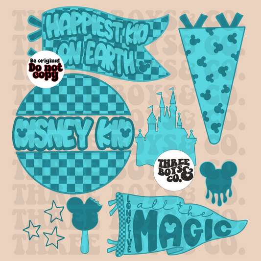 Happiest kid blue blue png