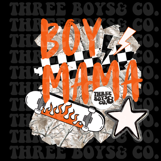 Boy mama png orange