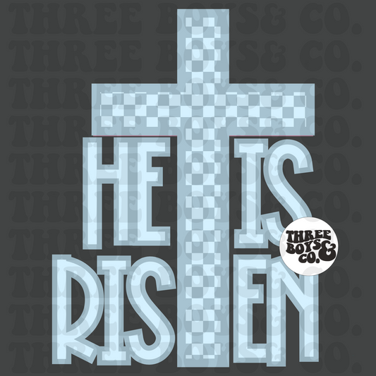 He is risen blue png