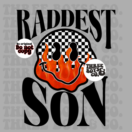 Raddest son red PNG