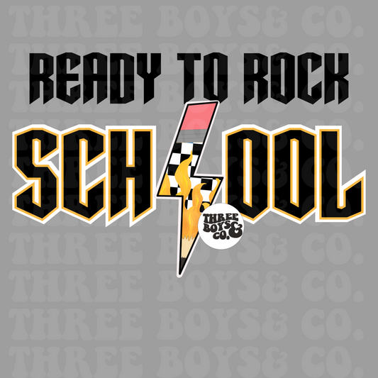 Ready to rock school png
