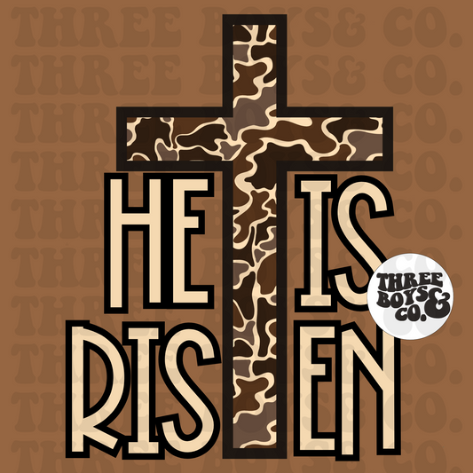 He is risen png camo