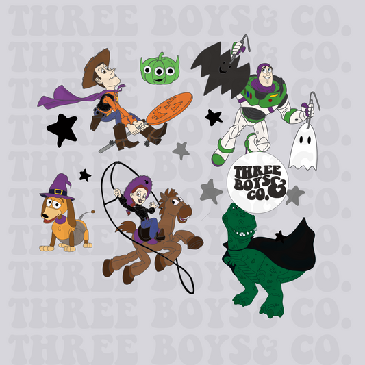 Spooky toy gang png