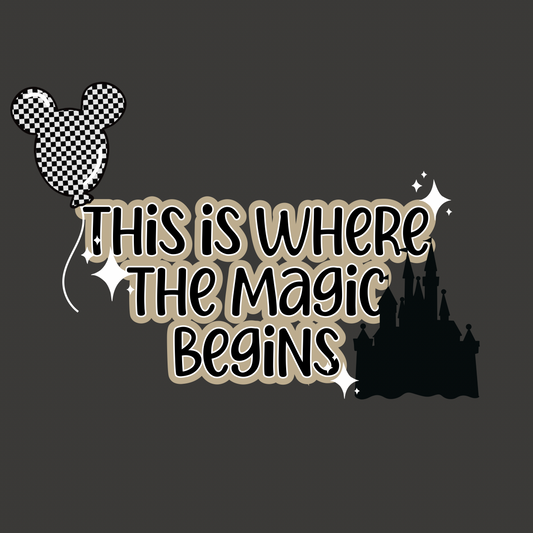 Where the magic begins png