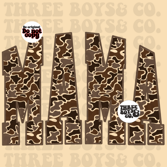 Mama retro camo