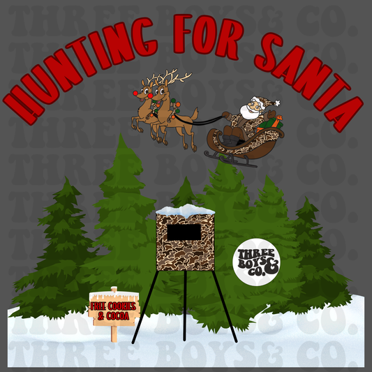 Hunting for Santa png