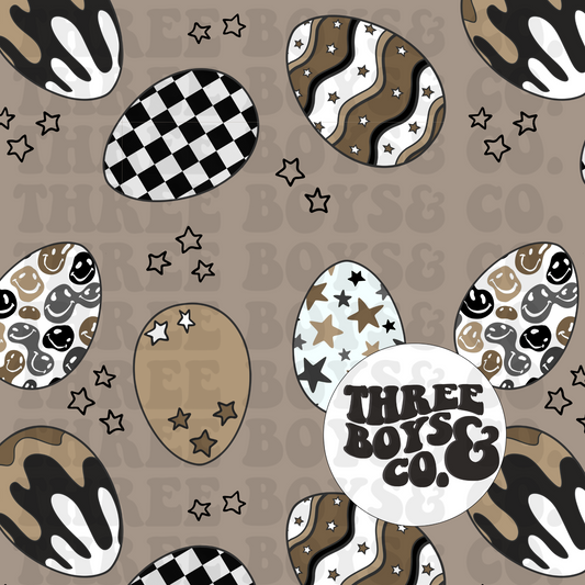 Trendy eggs seamless