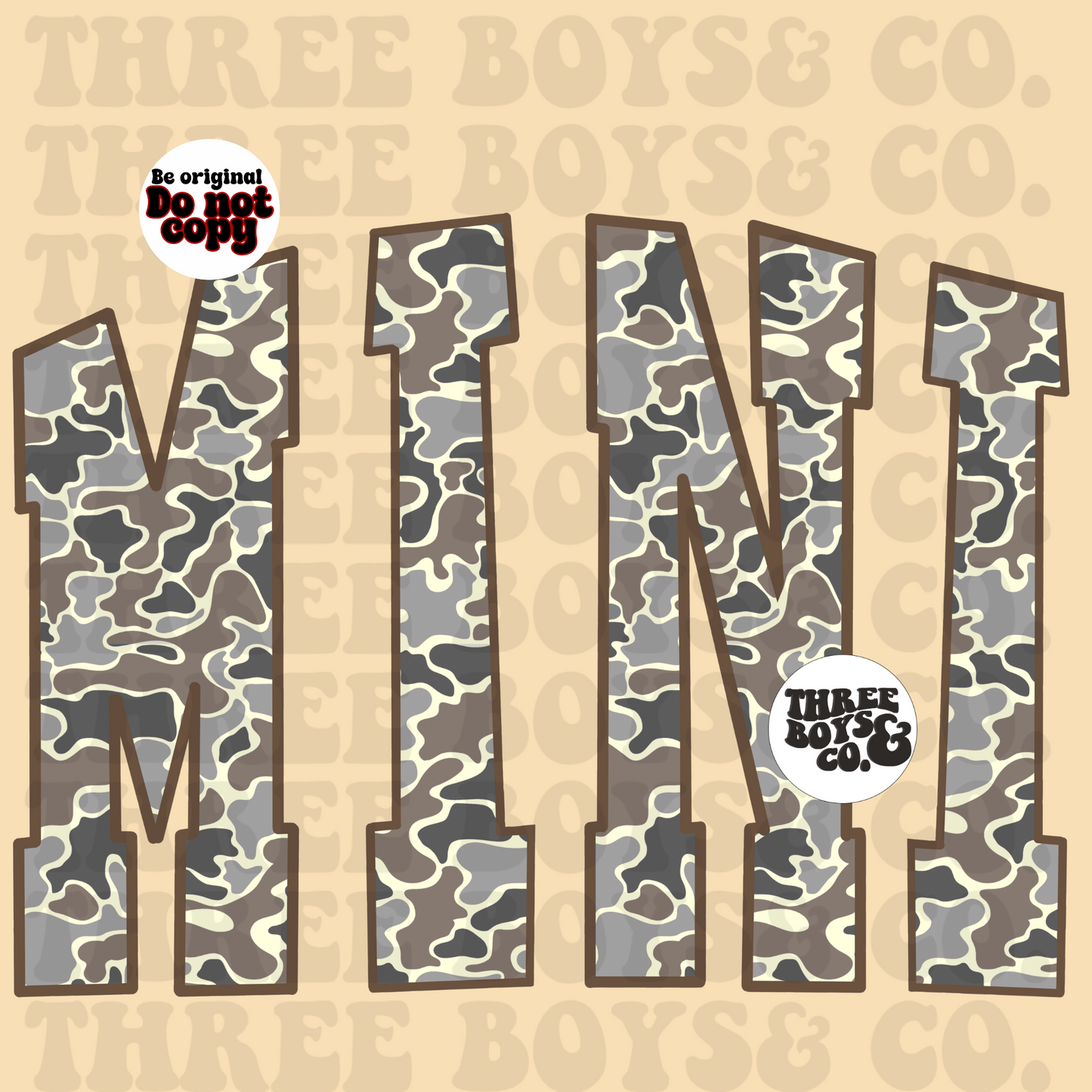 Mini vintage camo