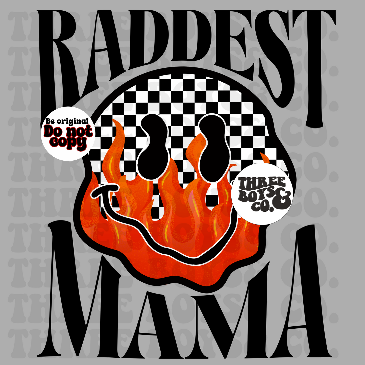 Raddest mama png red