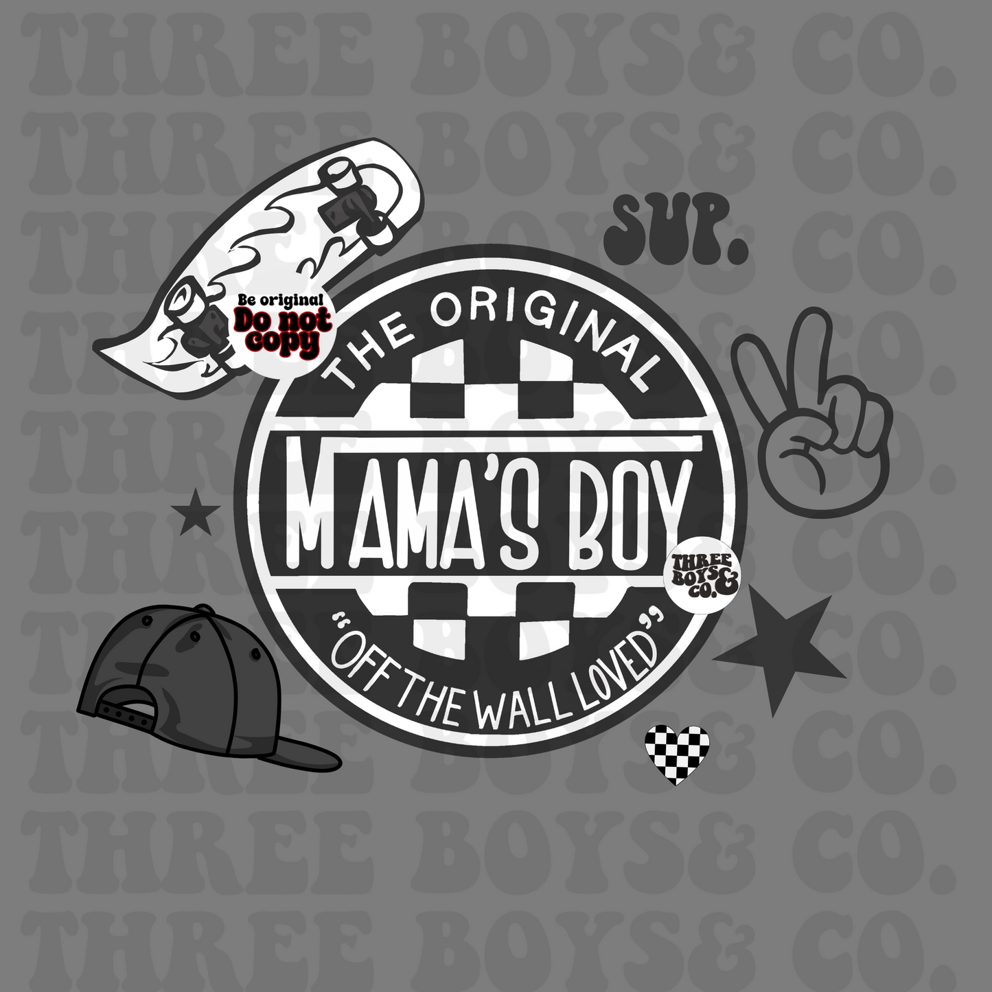Copy cat mamas boy png