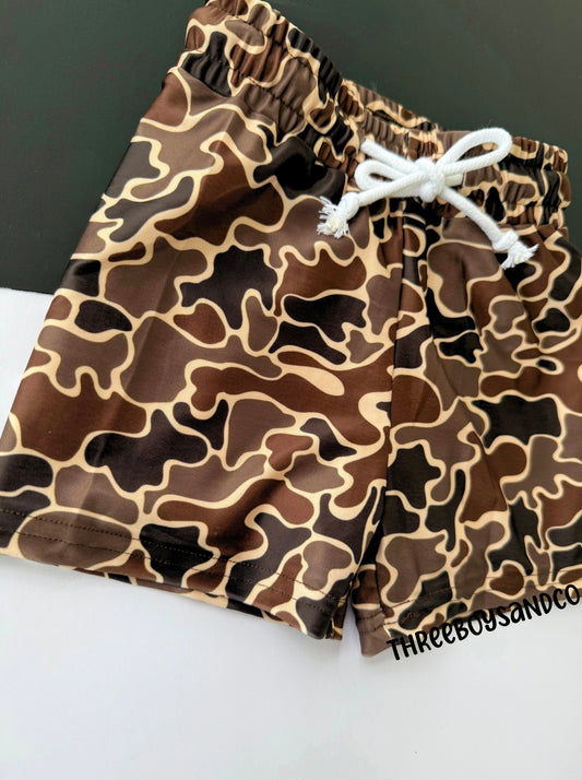 Camo dreams swim trunks