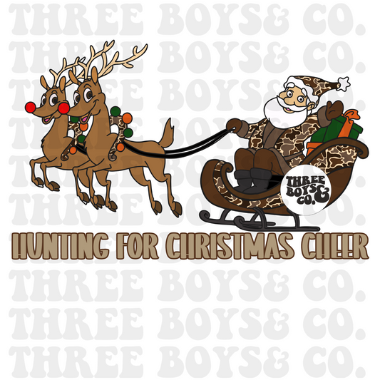 Hunting for Christmas cheer png