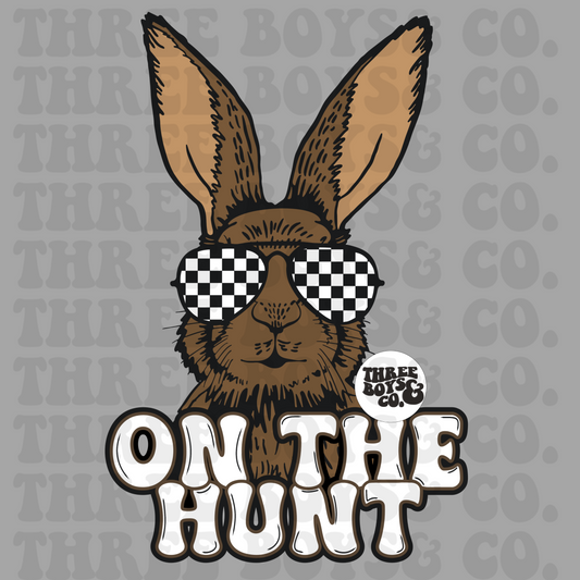 On the hunt bunny png