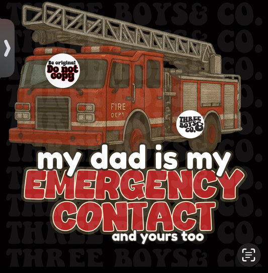 Emergency contact: FIRE png