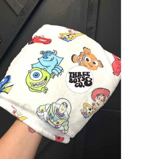 Pixar friends blanket
