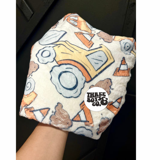 Construction trucks blanket