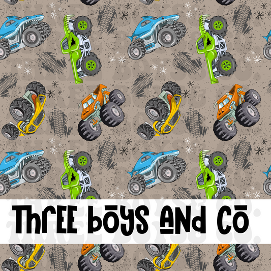 Monster trucks solid