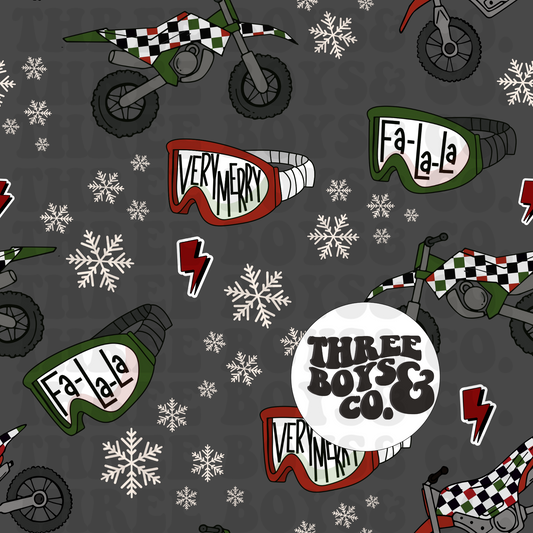 Bikes for Christmas gray