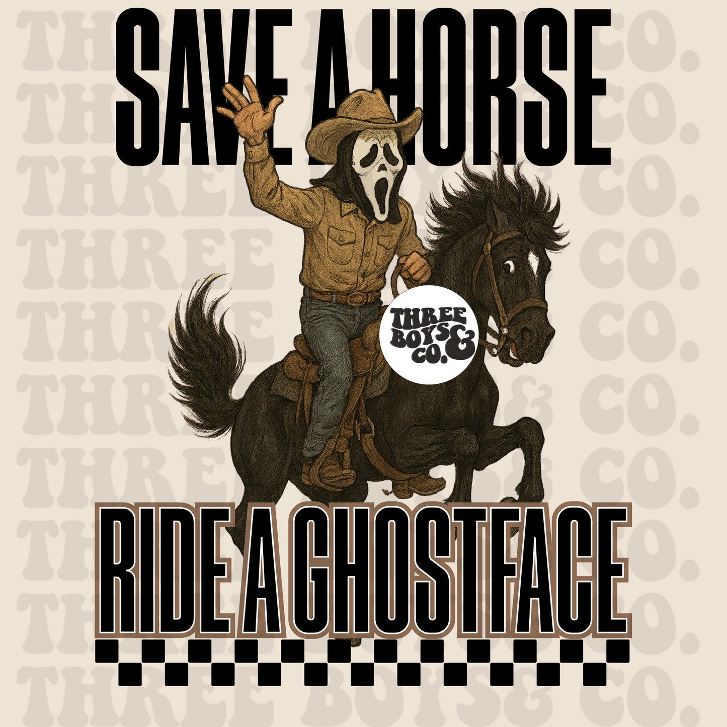 Save a horse ride a ghost face