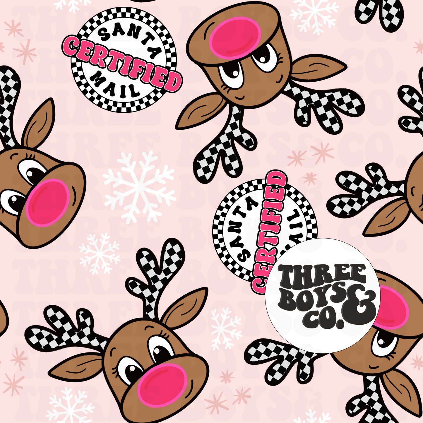 Pink deer