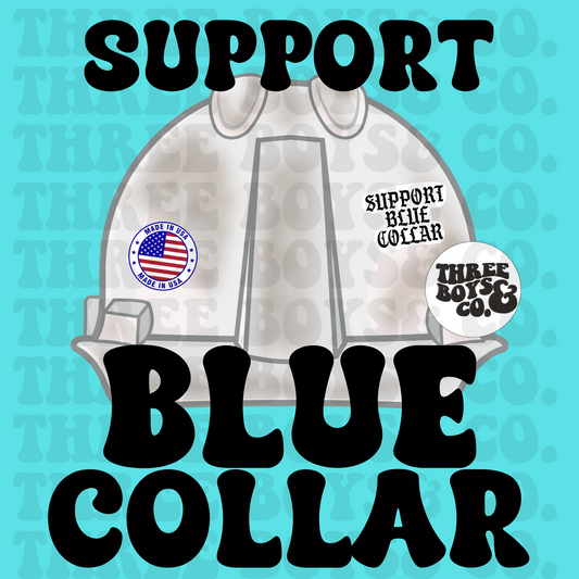 Support blue collar