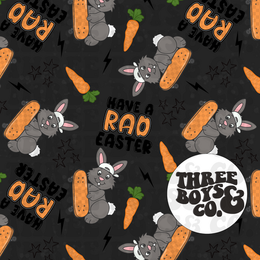 Rad Easter dark seamless