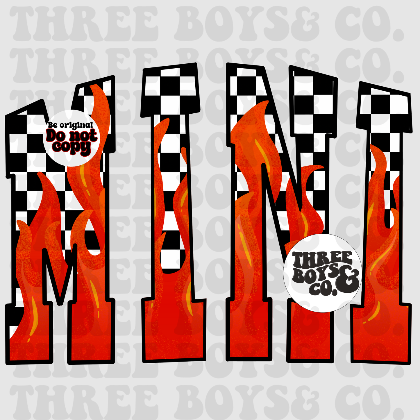 Mini red flame png