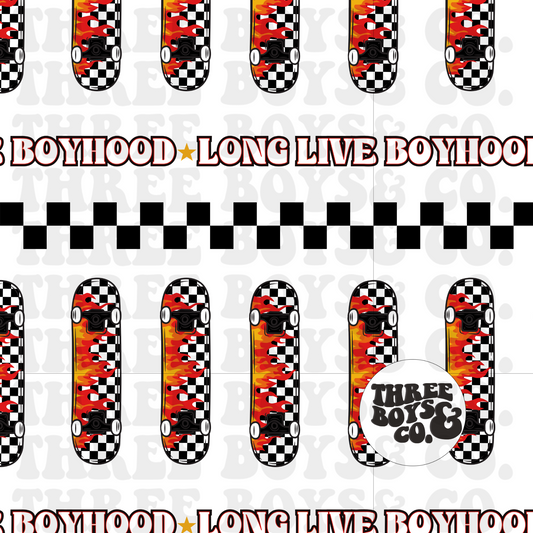 Skate long live boyhood seamless