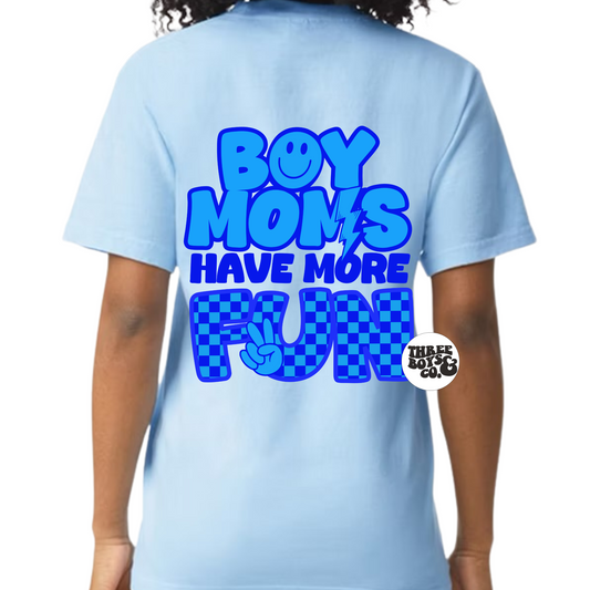 Boy moms have more fun blue on blue
